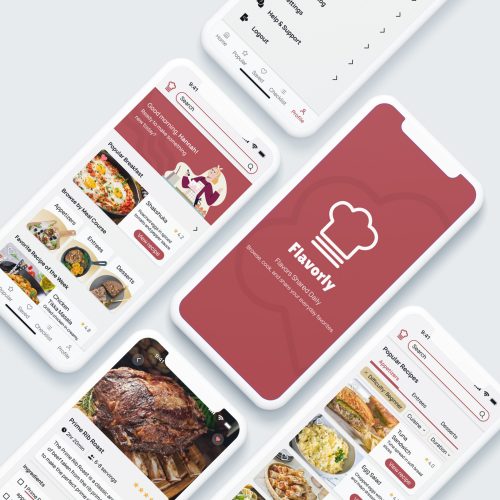 A concept personalized recipe app that helps users discover and share dishes suited to their taste, time, and cooking goals.