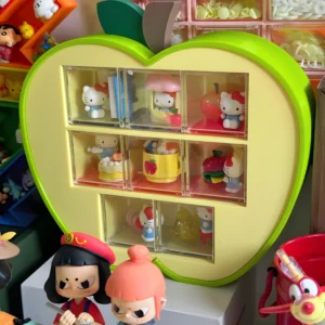 3D printed green apple-shaped storage box