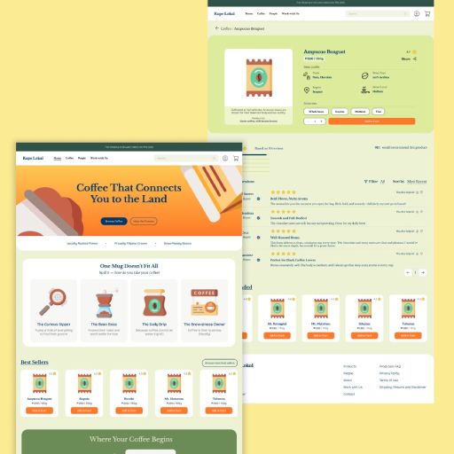 Local Coffee Retail Website